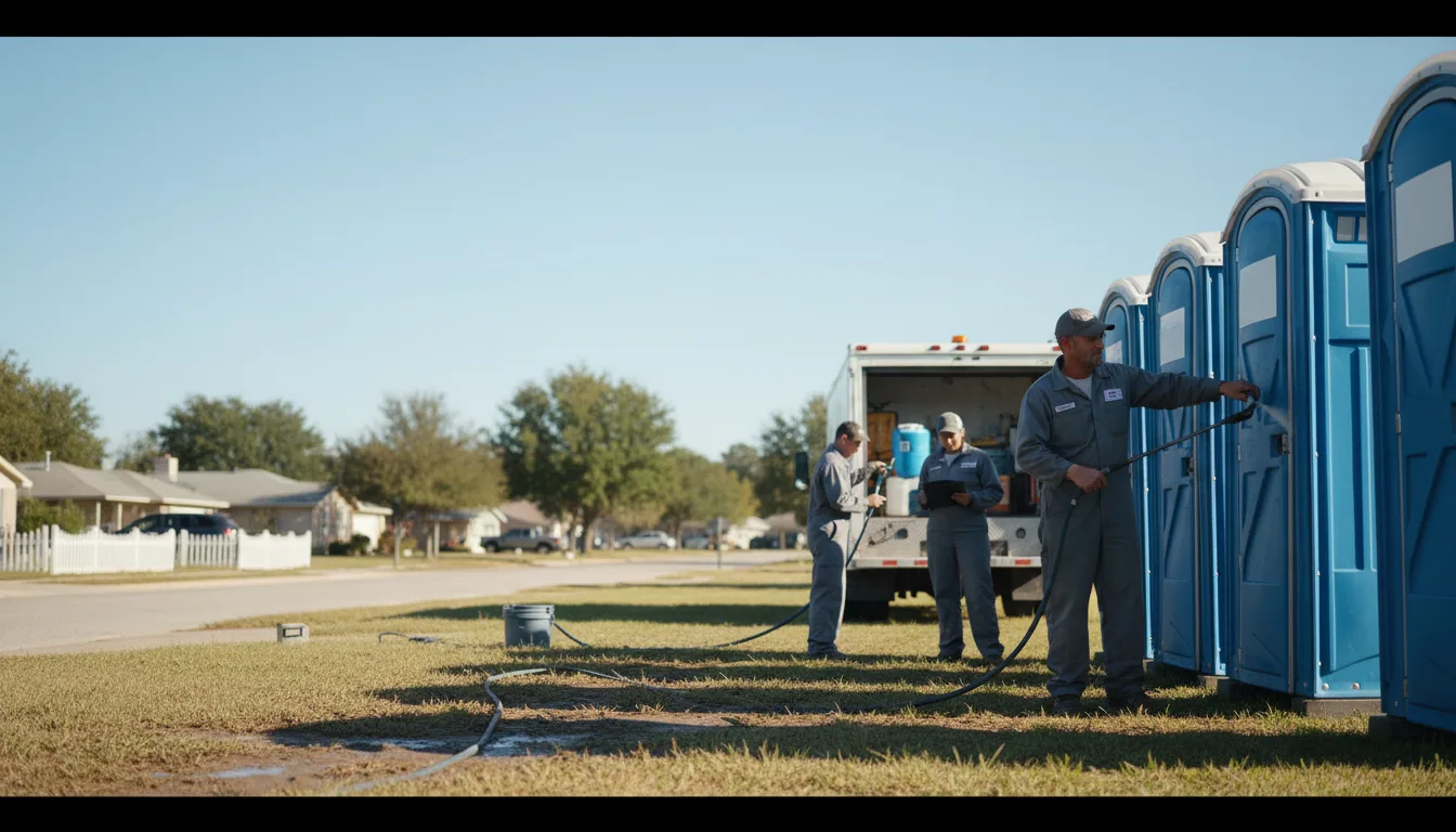 Long-Term Portable Toilet Rental in Harrison, MI near me